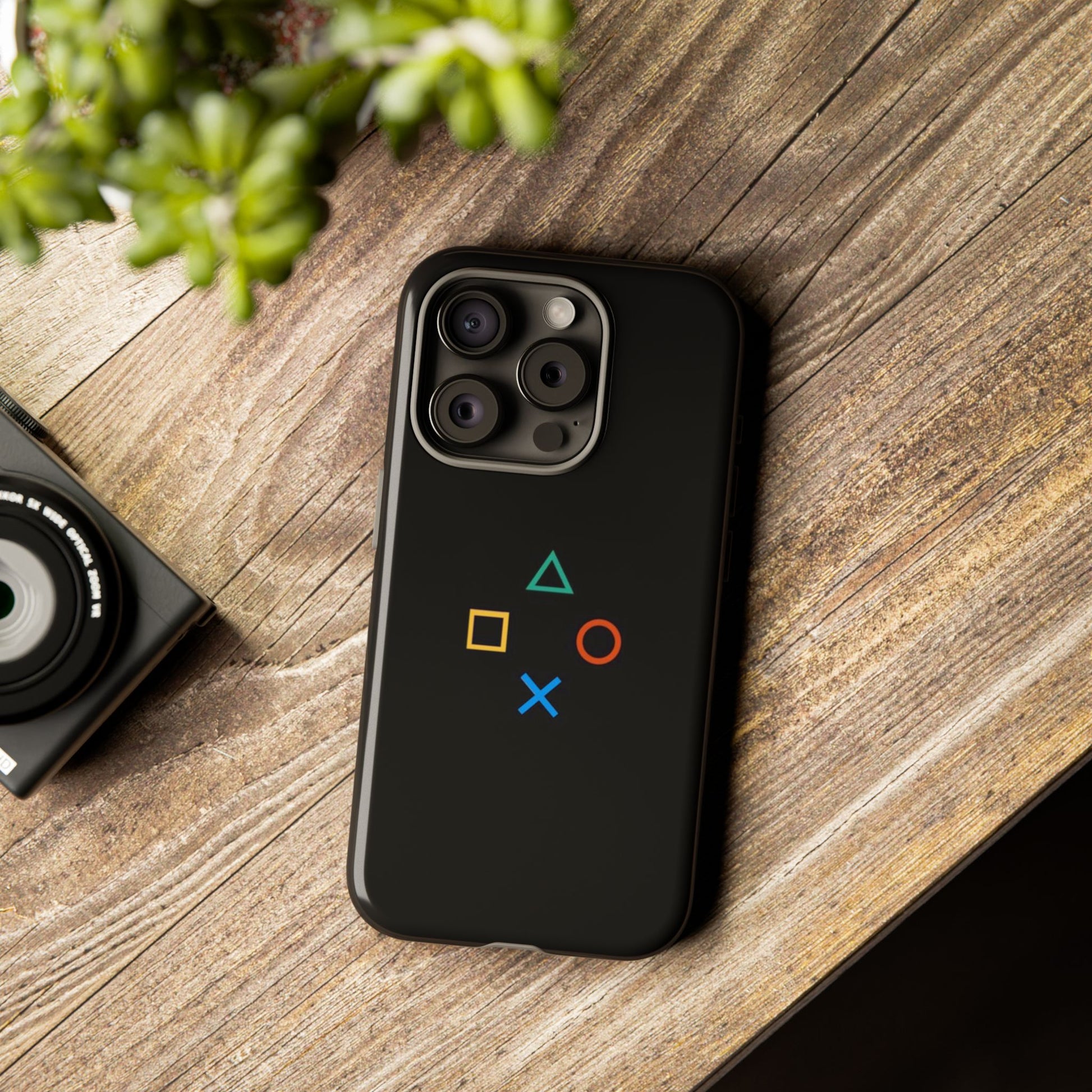 PlayStation Symbol Minimal Tough Case for iPhone - Gamer Accessories - Roe Creation