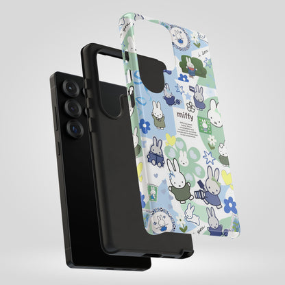 Cute Miffy Tough Phone Case - iPhone, Samsung Stylish Design for Bunny Lovers