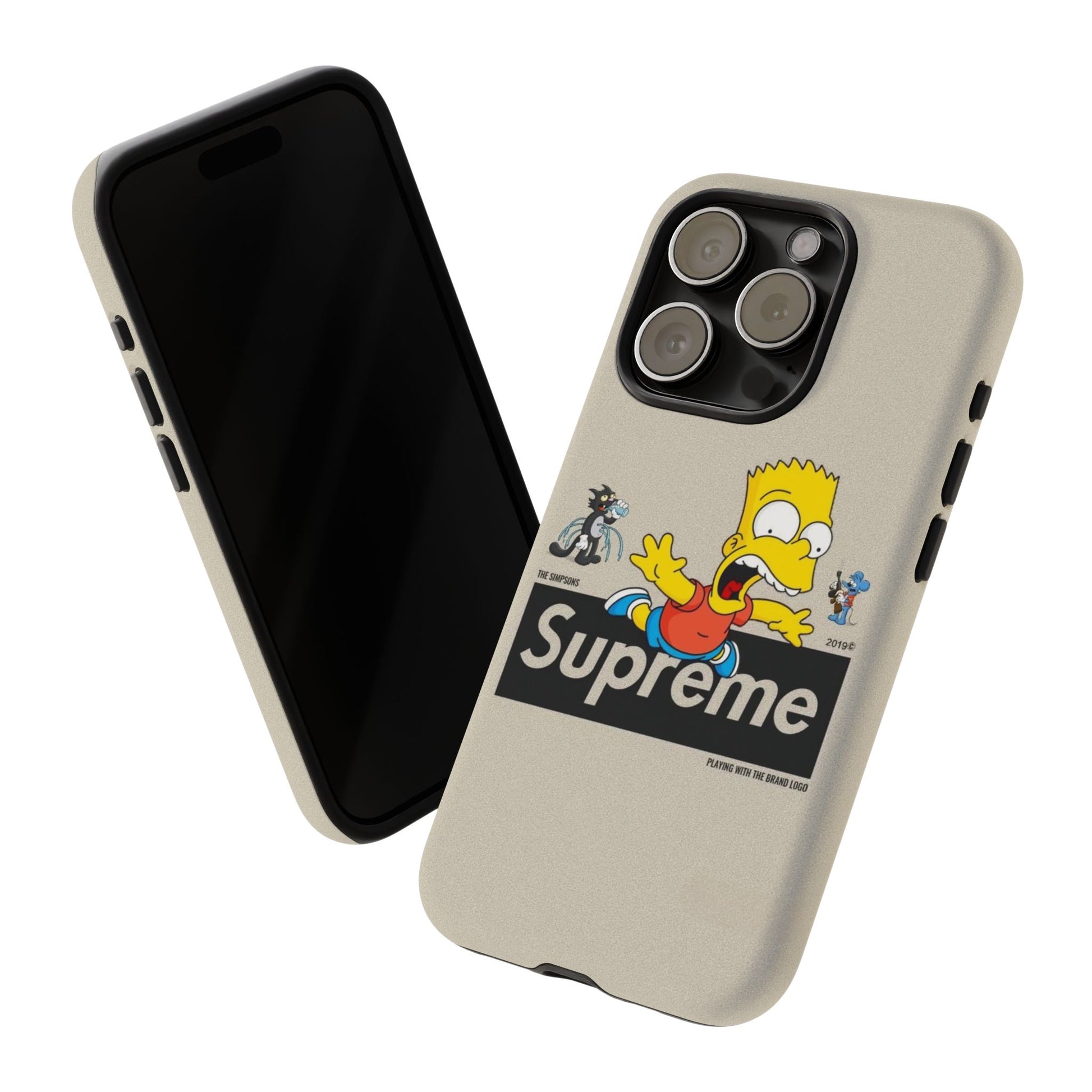 Supreme Bart Simpson iPhone Case - Tough Protection with Style - Roe Creation