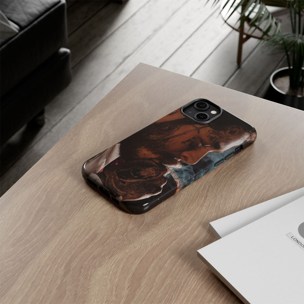 Post Malone Tough Cases for Fans - Artistic Phone Case with Smoky Vibe - Roe Creation