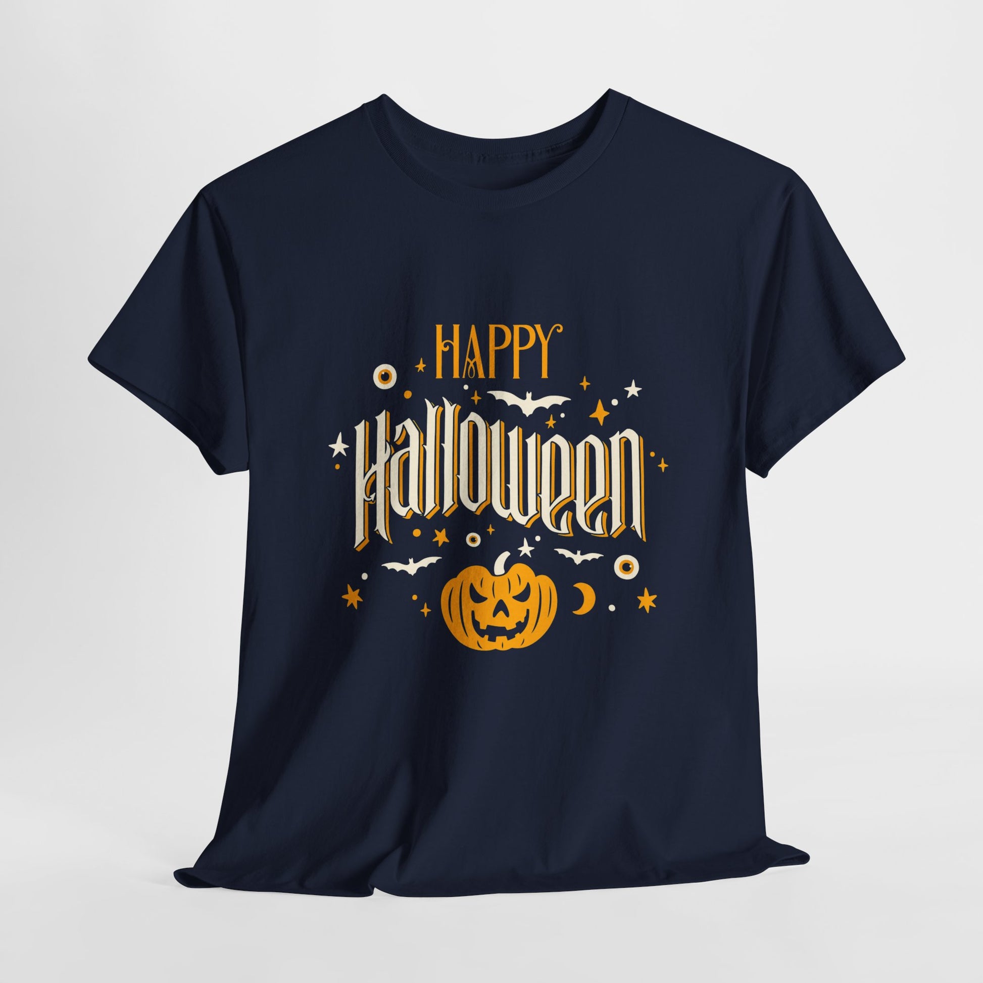 Happy Halloween T-shirt Unisex, Pumpkin Design for Gift