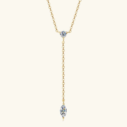 Moissanite 925 Sterling Silver Necklace - Roe Creation