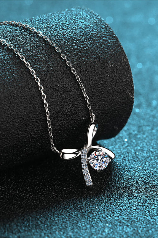 Moissanite 925 Sterling Silver Necklace - Roe Creation