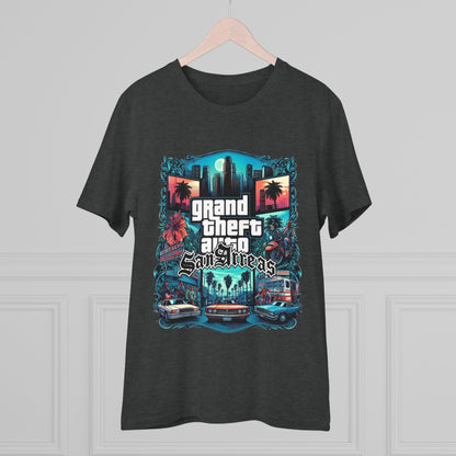 Retro GTA-Inspired Unisex T-Shirt, Gamer Gift, Casual Wear, Streetwear, Urban Style, Cool Graphic Tee - Roe Creation