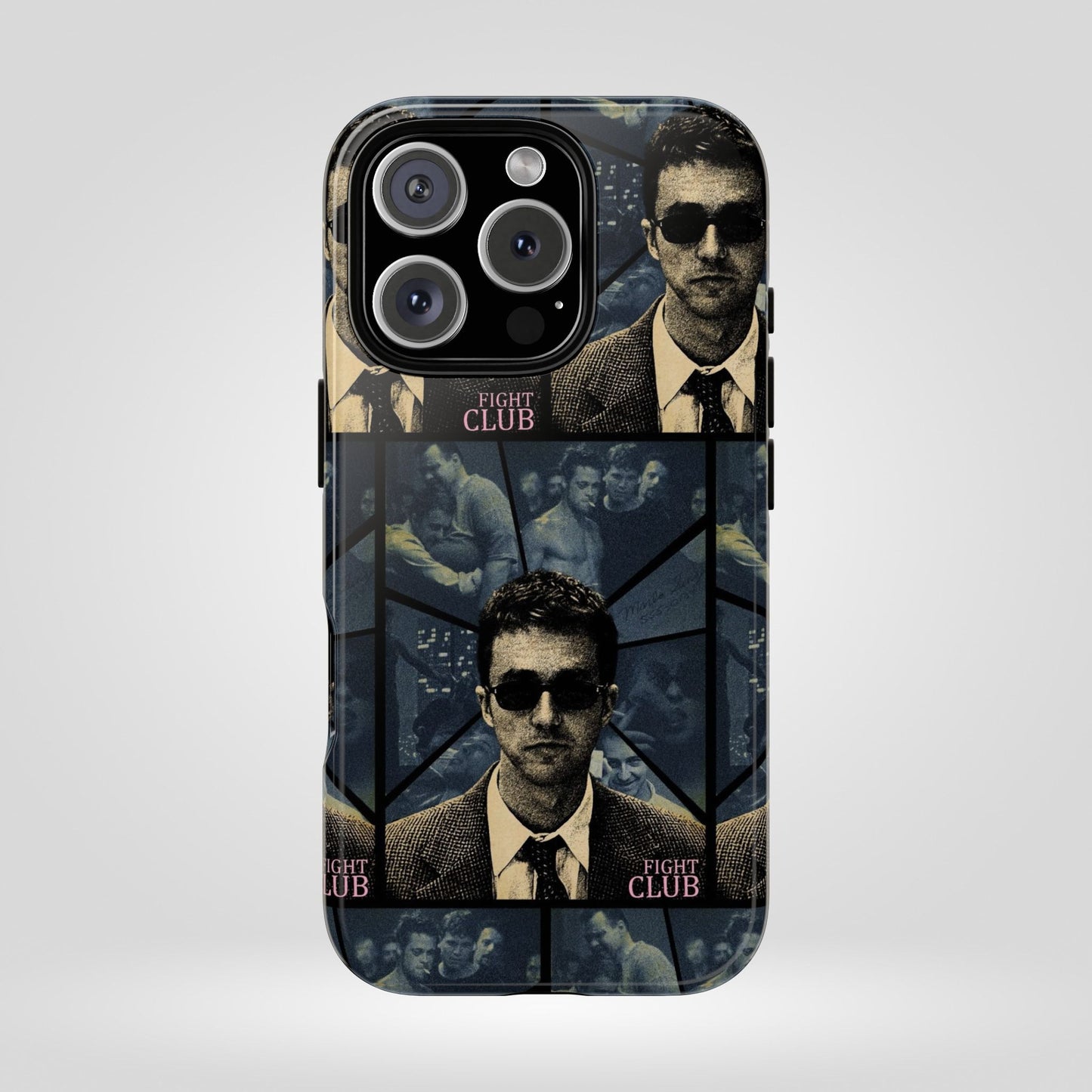 Fight Club Edward Norton Tough Phone Case - Edgy Design for Movie Fans
