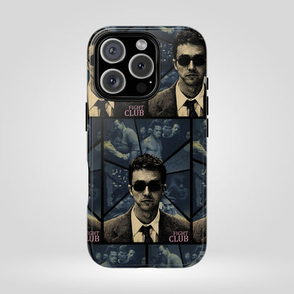 Fight Club Edward Norton Tough Phone Case - Edgy Design for Movie Fans