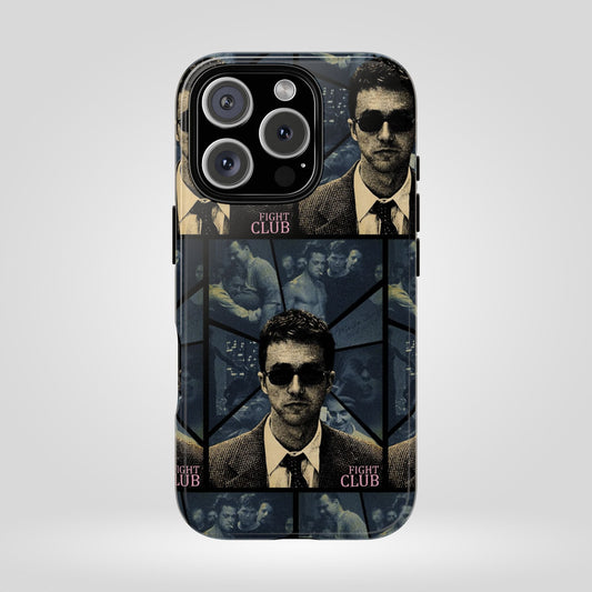 Fight Club Edward Norton Tough Phone Case - Edgy Design for Movie Fans