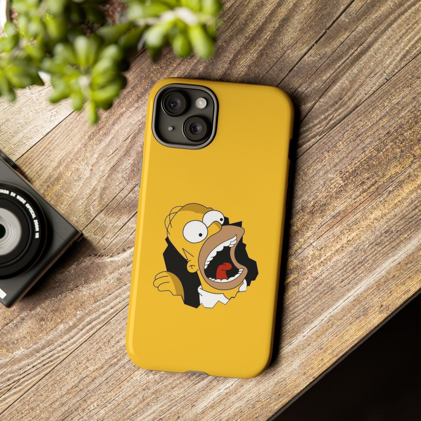 Homer Simpson Phone Case - Tough & Stylish Yellow Case for Fans