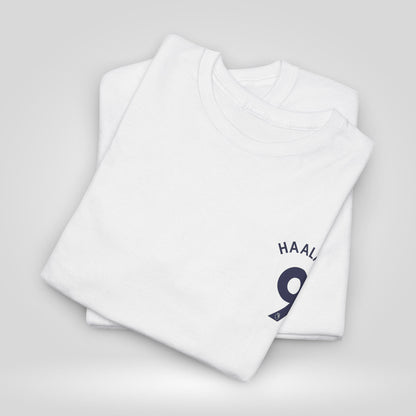 Erling Haaland 9 Unisex Heavy Cotton Tee - For Manchester City Fans - Roe Creation