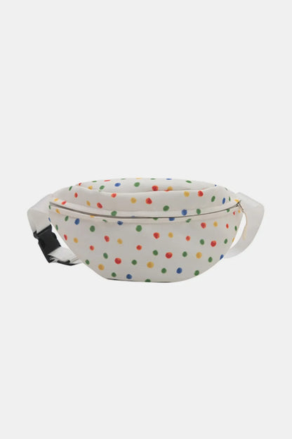 Contrast Polka Dot Crossbody Bag for Women - Roe Creation