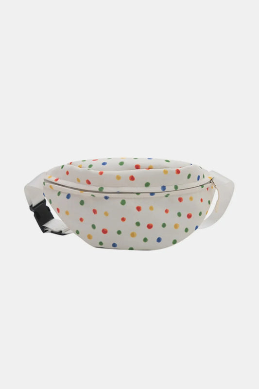 Contrast Polka Dot Crossbody Bag for Women - Roe Creation