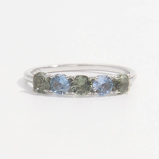 925 Sterling Silver Rhinestone Ring - Roe Creation