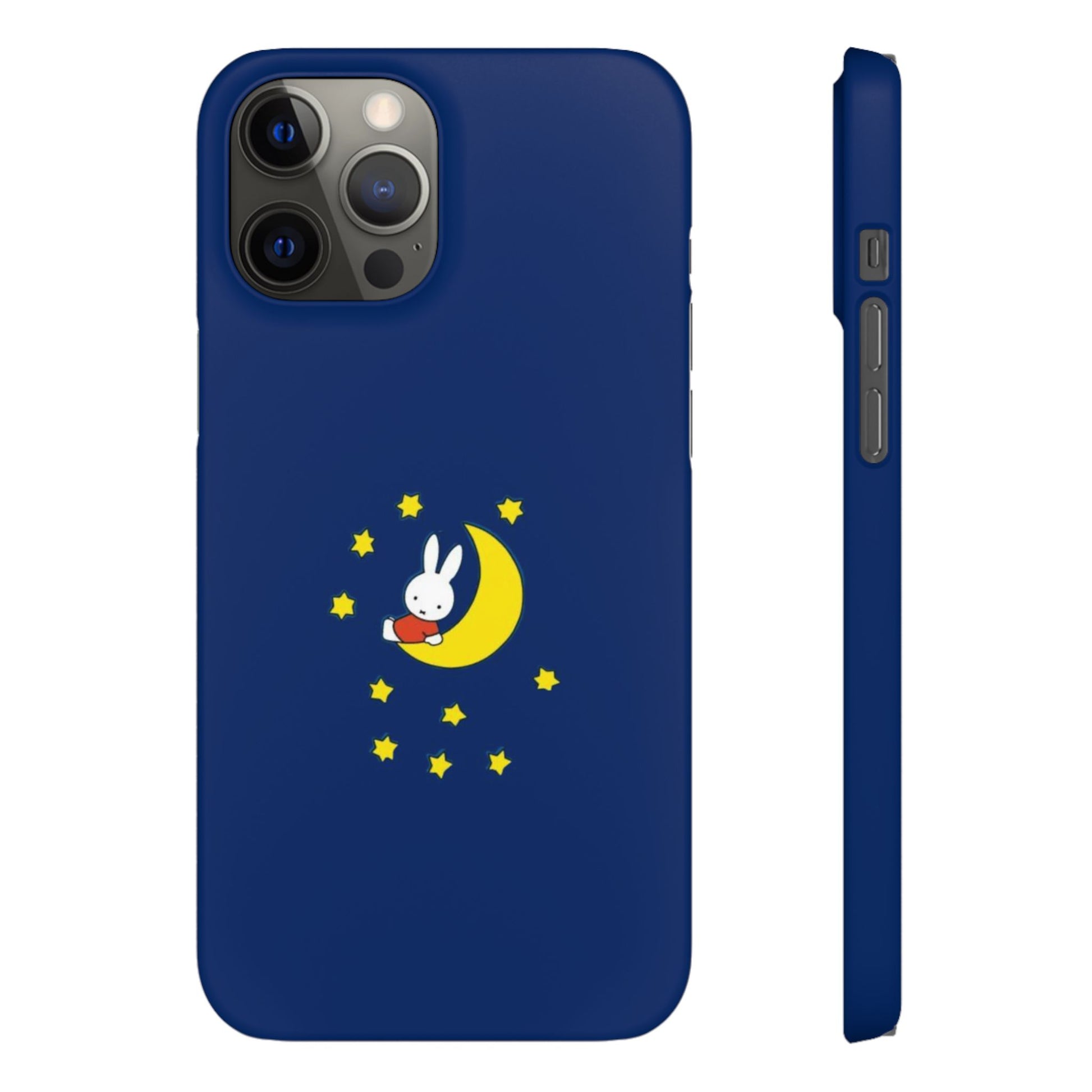 Miffy Phone Case, Moon Snap Case for Phone - Nighttime Design, iPhone, Samsung - Roe Creation