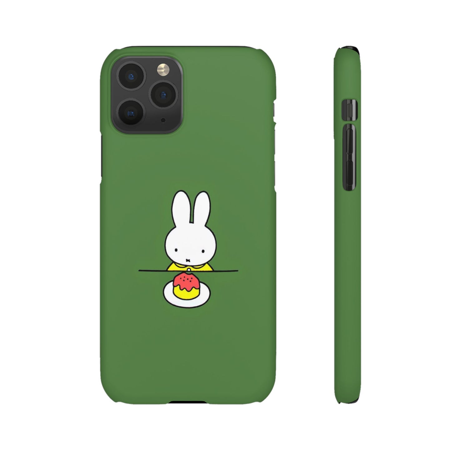 Miffy Phone Case, Snap Case, Green Miffy - iPhone, Samsung