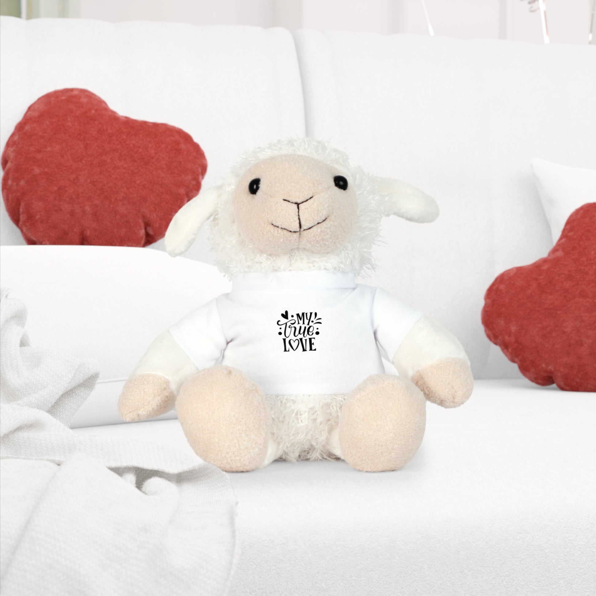 My True Love Plush Toy with T-Shirt - Perfect Gift for Valentine's Day and Special Occasions - Roe Creation