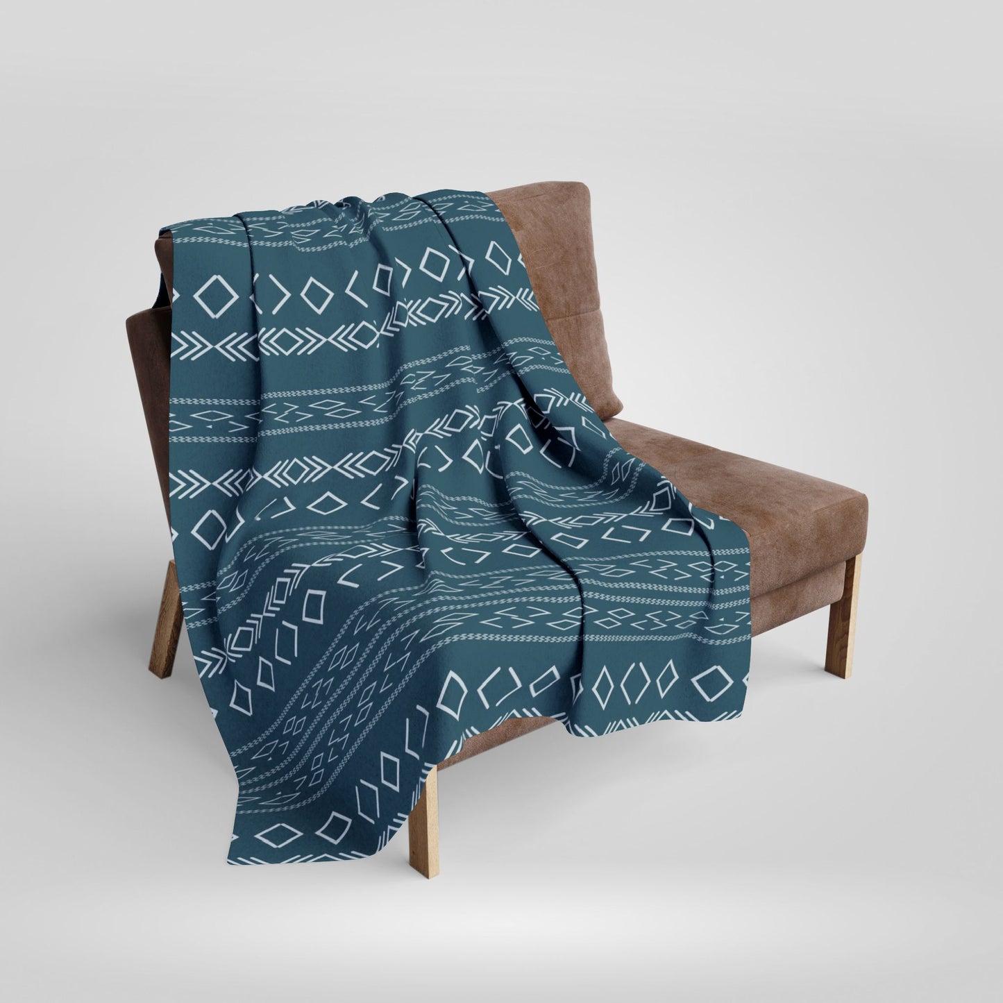 Boho Tribal Arctic Fleece Blanket - Stylish Winter Throw for Home Decor