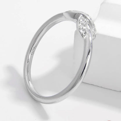 925 Sterling Silver Zircon Geometric Ring - Roe Creation