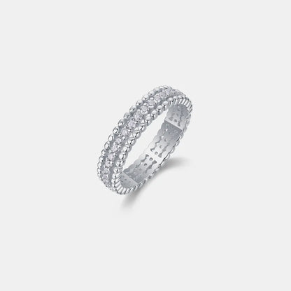 Moissanite 925 Sterling Silver Ring - Roe Creation