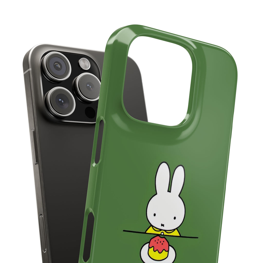 Miffy Phone Case, Snap Case, Green Miffy - iPhone, Samsung - Roe Creation