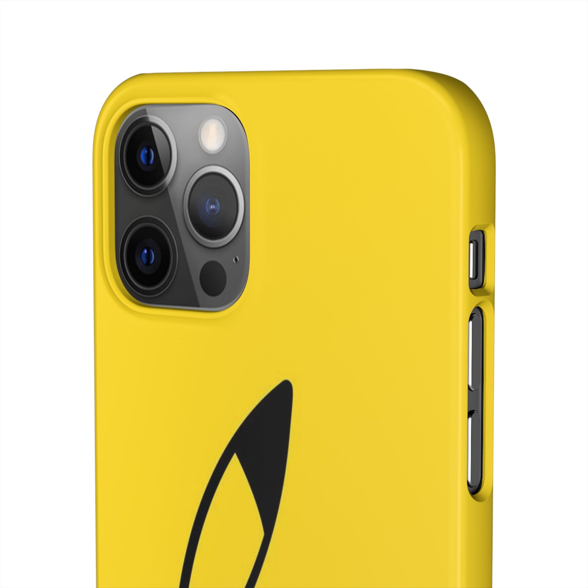 Pikachu Phone Case, Pokemon Phone Case, Snap Cases, Cartoon, Yellow, iPhone, Samsung - Roe Creation