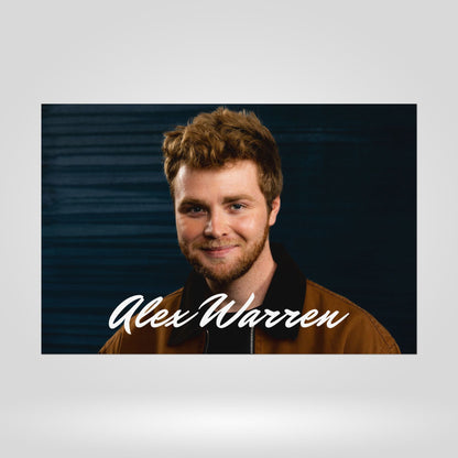 Alex Warren Rolled Poster for Lovers | Celebrity Fan Art Decor | Perfect Gift for Music Lovers