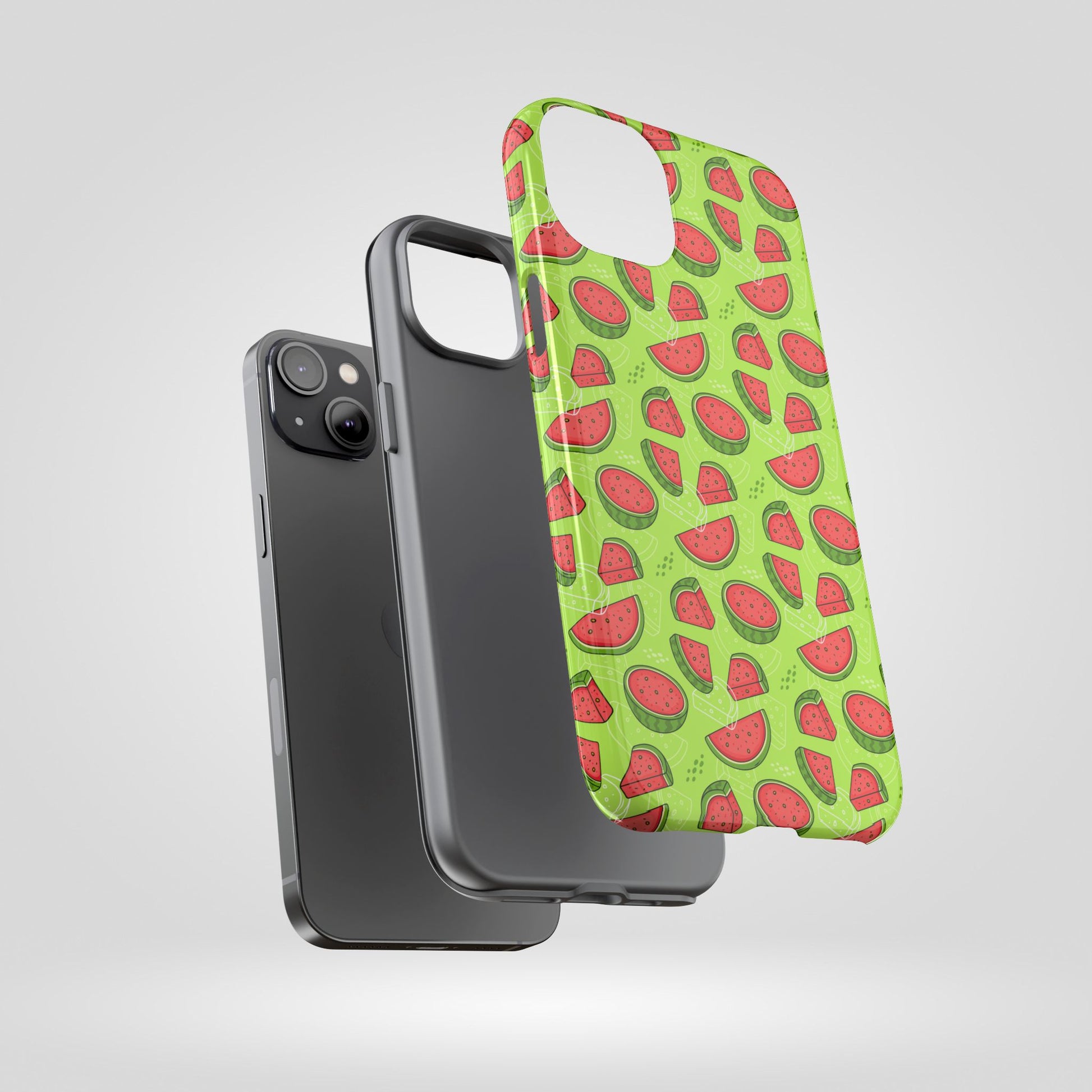 Watermelon Tough iPhone Case – Vibrant Fruit Phone Cover for Summer Vibes - Roe Creation