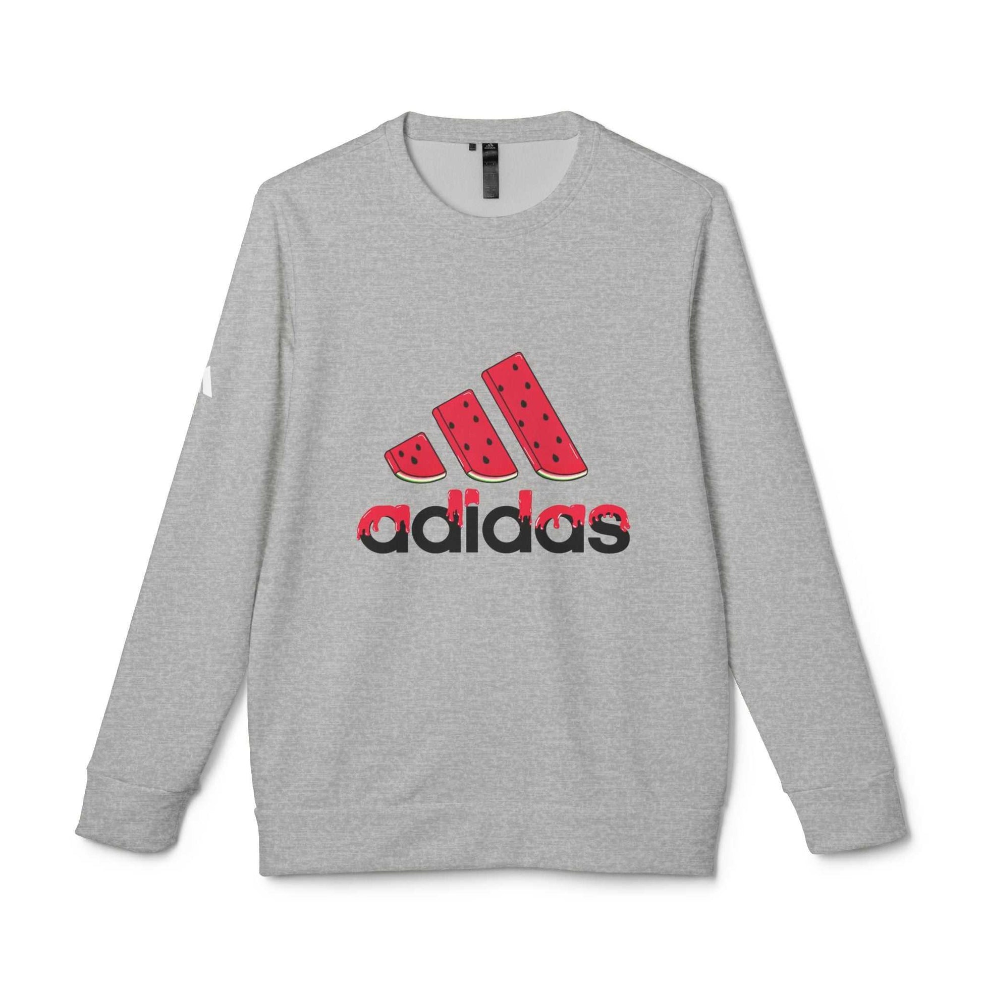 Original Adidas Watermelon Unisex Fleece Sweatshirt | Trendy Casual Wear, Summer Vibes, Gift for Him/Her, Outdoor Style, Sporty Look - Roe Creation
