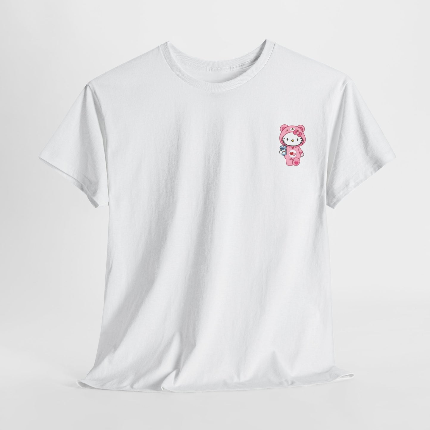 Cute Hello Kitty Unisex Heavy Cotton Tee - Perfect for Kids and Fans of Pop Culture - Roe Creation