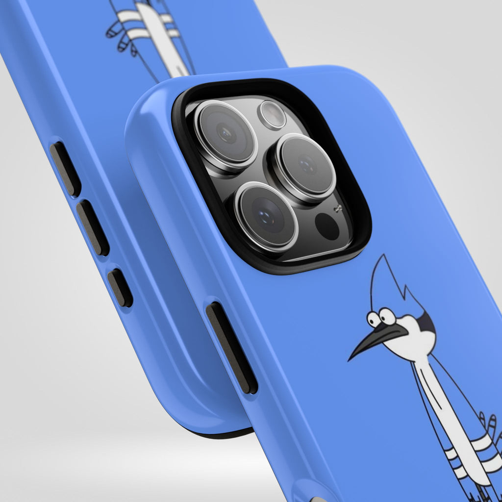 Regular Show Bold Blue Phone Case with Cartoon Design - Roe Creation