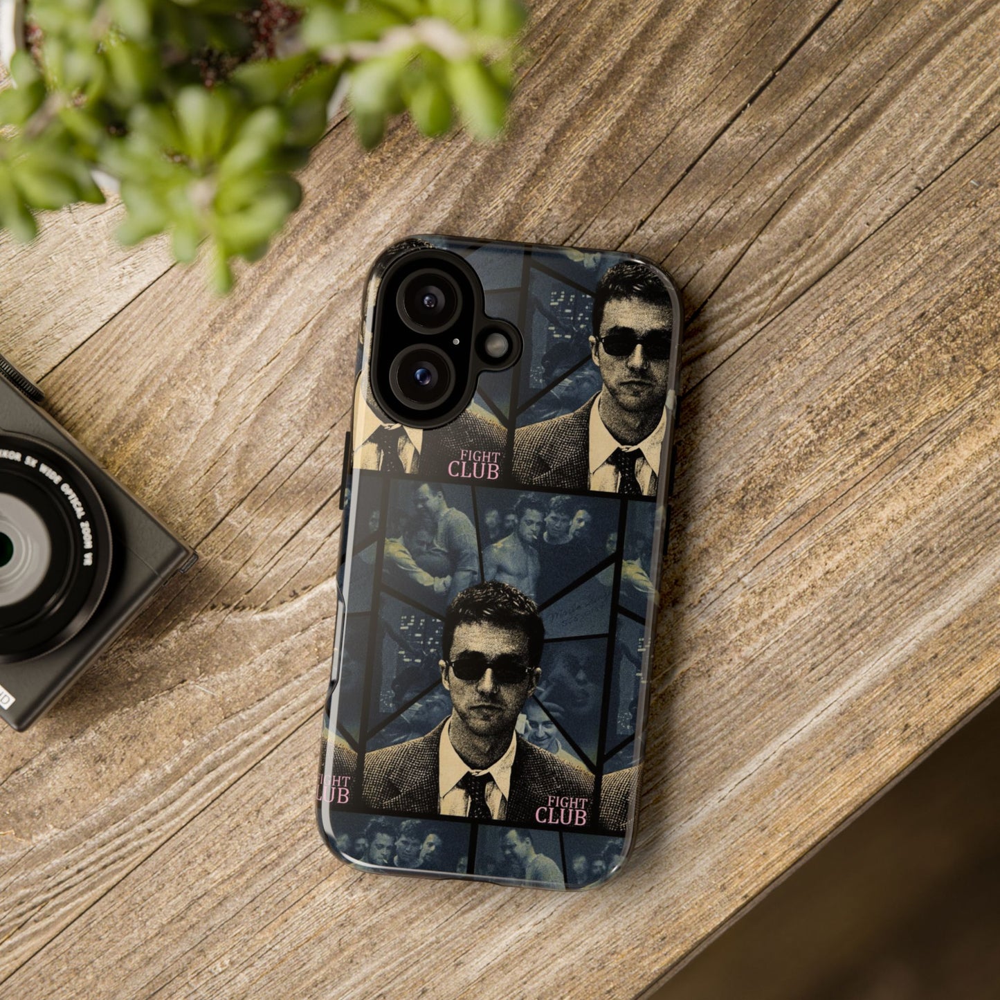 Fight Club Edward Norton Tough Phone Case - Edgy Design for Movie Fans