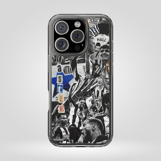 Newcastle United Clear iPhone Case - Fan Merchandise for Sports Enthusiasts