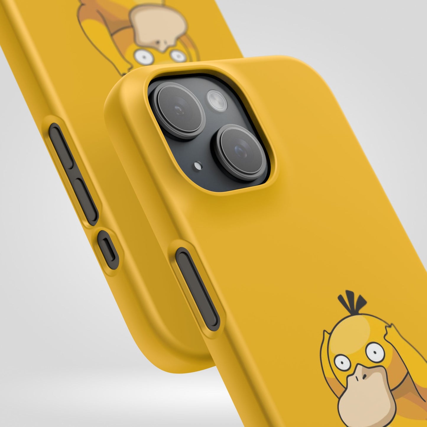 Psyduck Pokemon Snap Phone Cases, Yellow, Cartoon - iPhone, Samsung