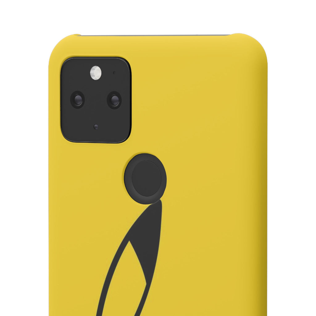 Pikachu Phone Case, Pokemon Phone Case, Snap Cases, Cartoon, Yellow, iPhone, Samsung - Roe Creation