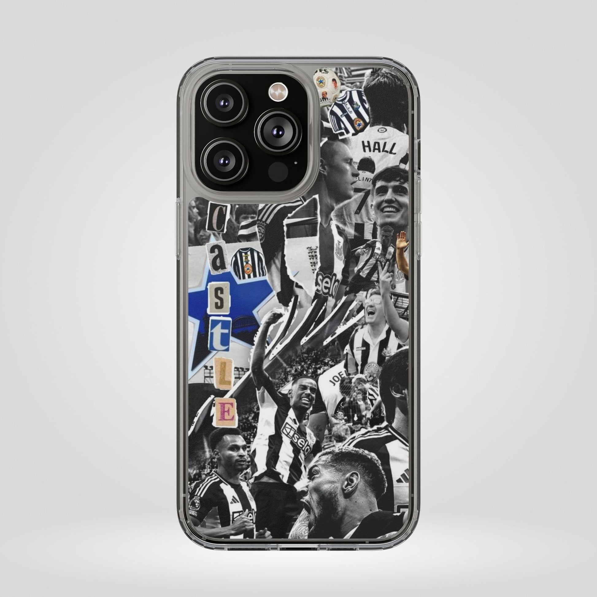 Newcastle United Clear iPhone Case - Fan Merchandise for Sports Enthusiasts - Roe Creation