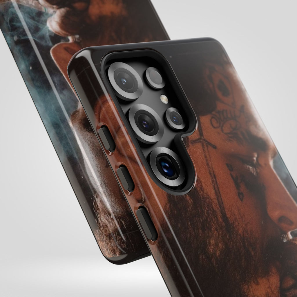 Post Malone Tough Cases for Fans - Artistic Phone Case with Smoky Vibe - Roe Creation
