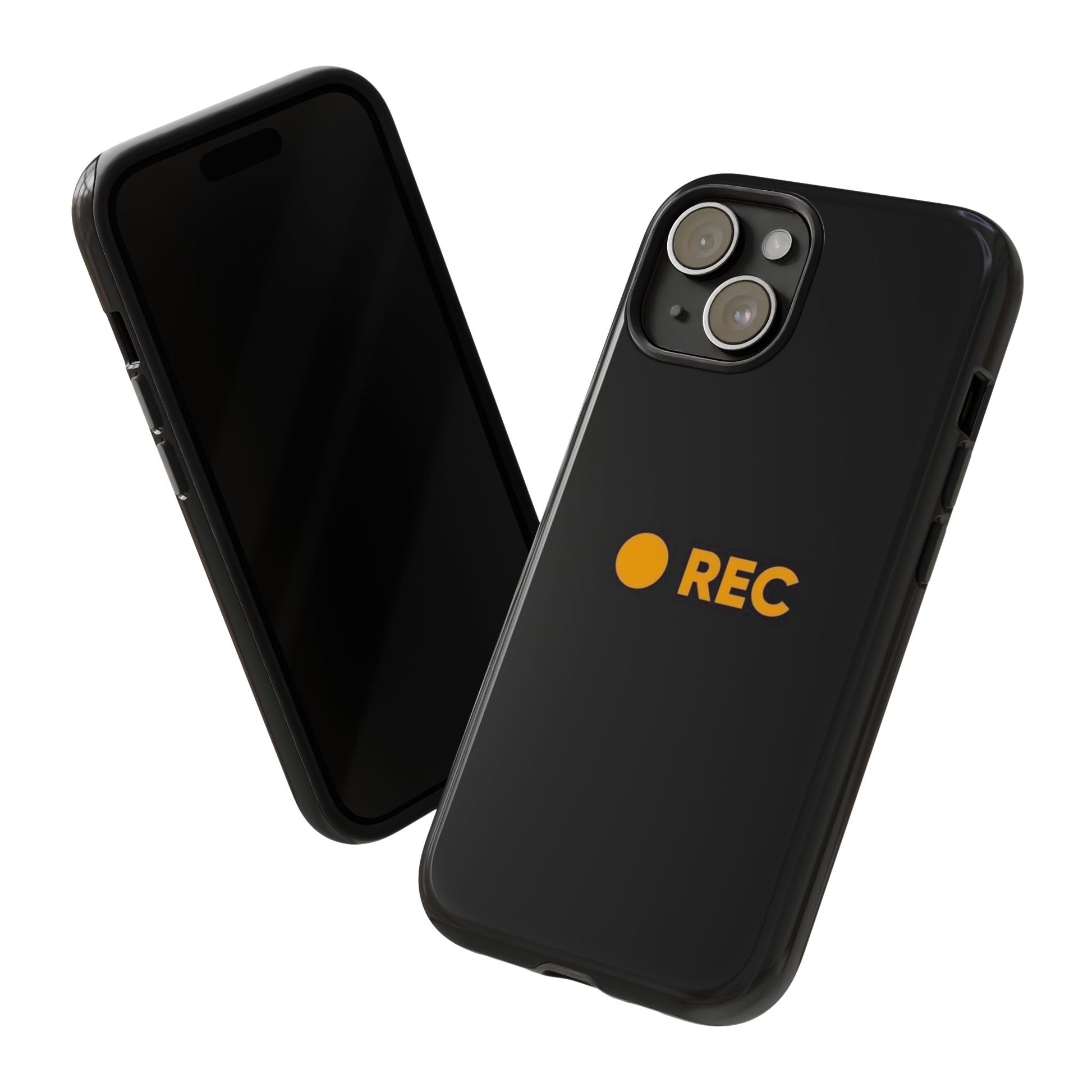 P*rn Hub Symbol Tough Cases - 'REC' Phone Case - Durable Black Design for Filmmakers and Creatives - Roe Creation