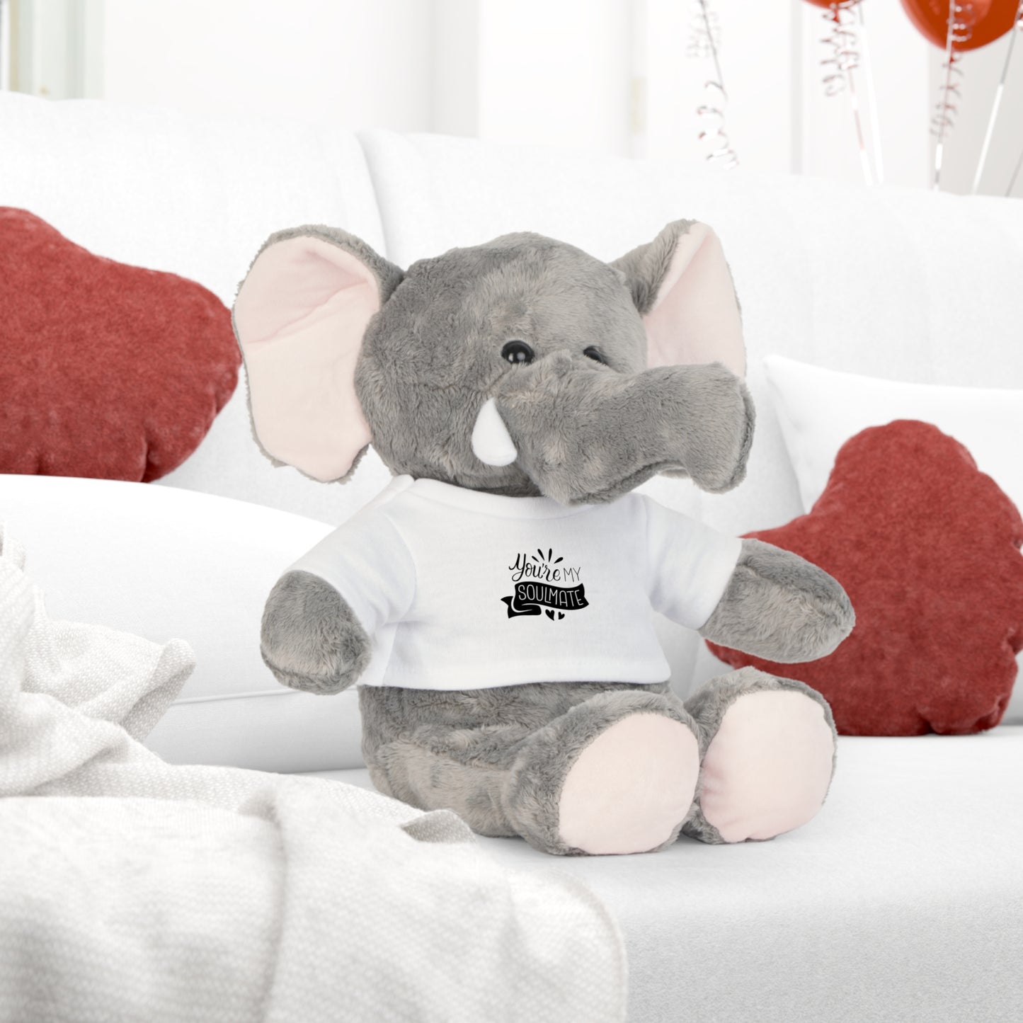 You Are My Soulmate Plush Toy with Cute T-Shirt | Perfect Gift for Romantic Occasions