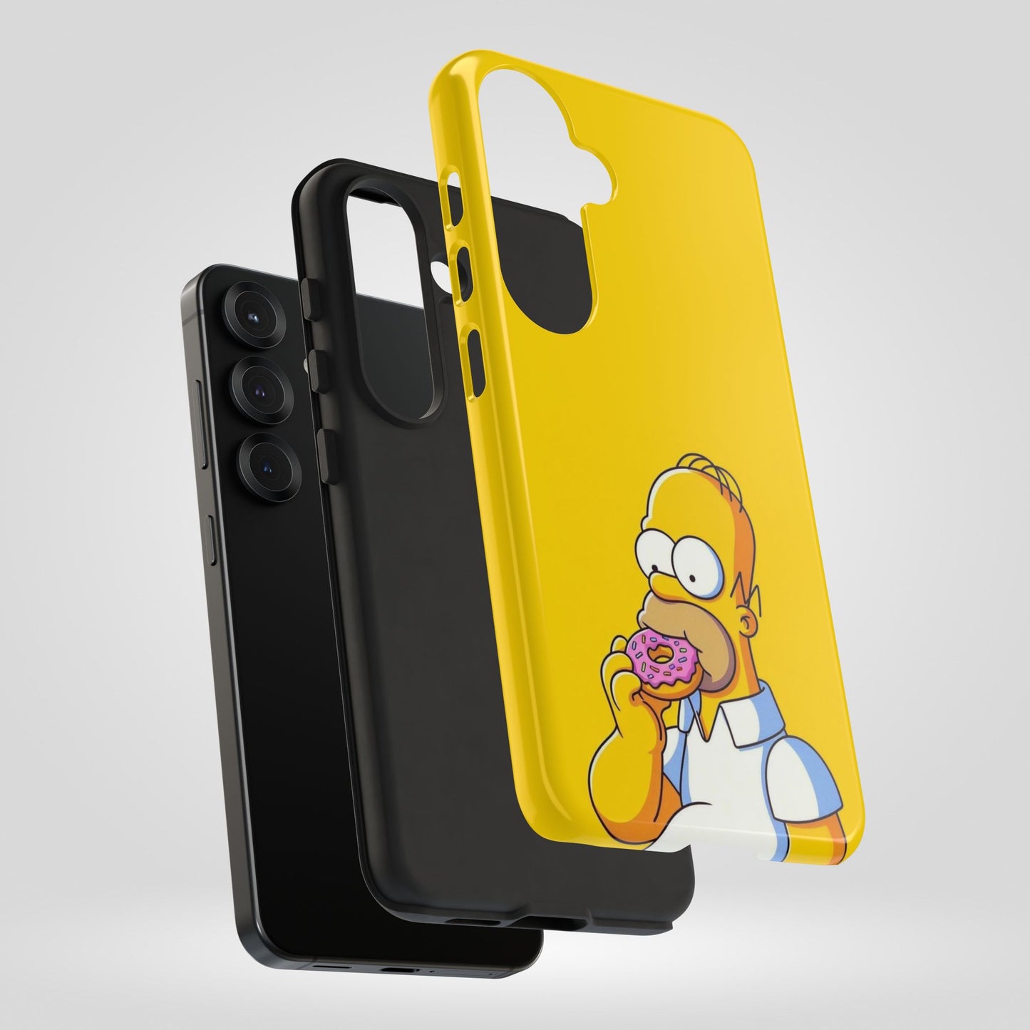 Homer Simpson Phone Case - iPhone, Samsung, Unique Protection for Fans, Cartoon Phone Cover, Gift for Simpsons Lovers, Durable Tough Case