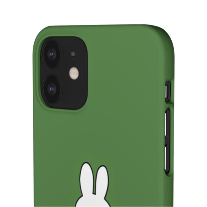 Miffy Phone Case, Snap Case, Green Miffy - iPhone, Samsung