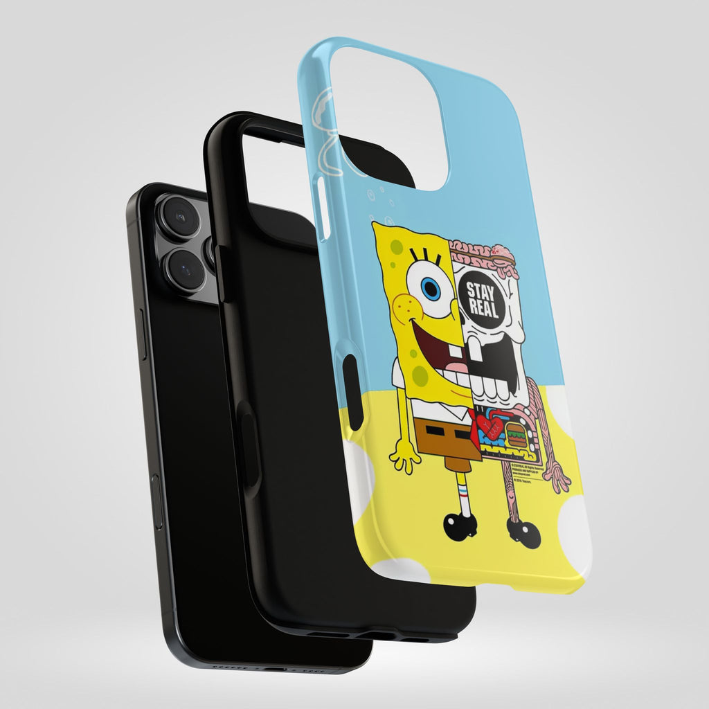 Stay Real Spongebob Tough iPhone Case for Lovers - Roe Creation