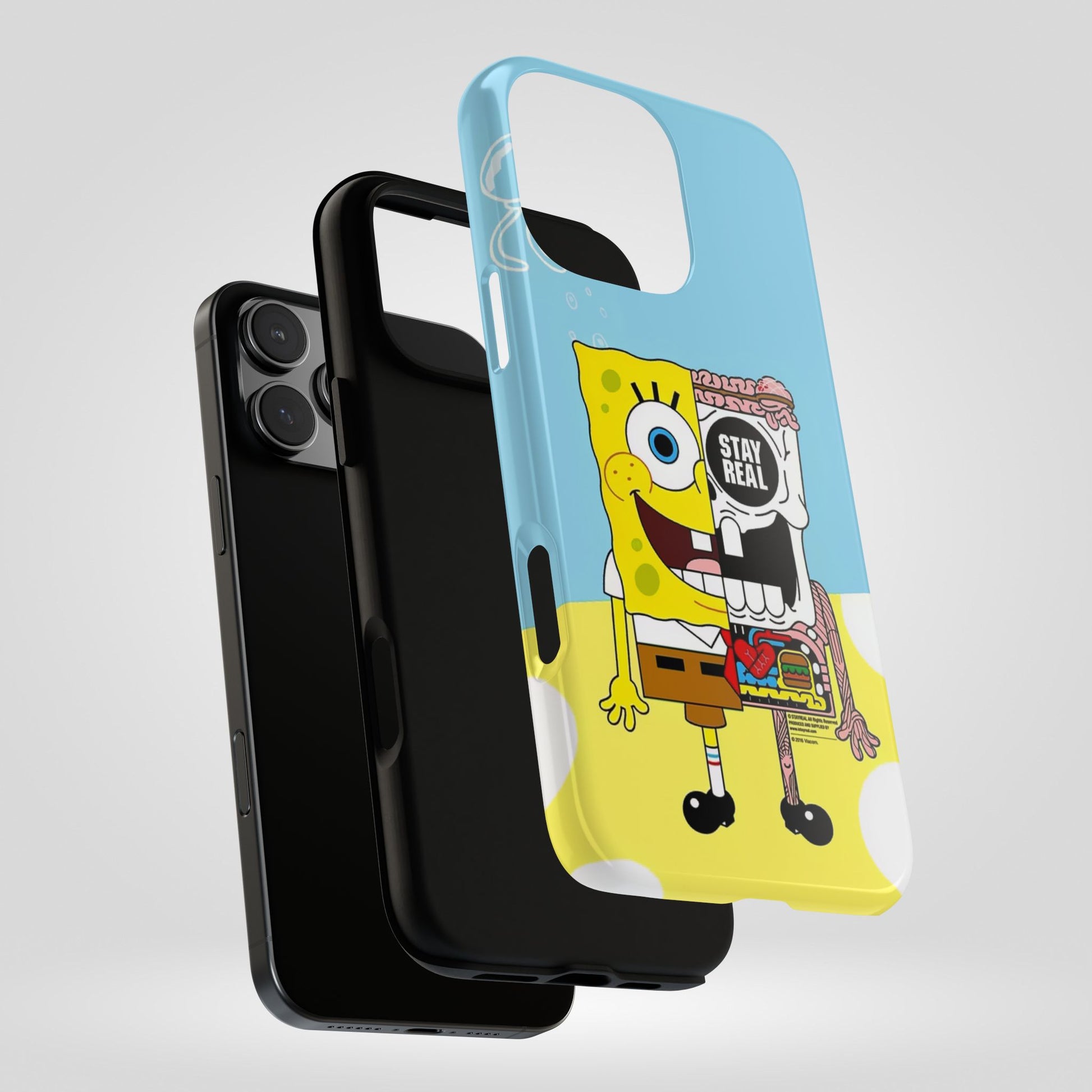 Stay Real Spongebob Tough iPhone Case for Lovers - Roe Creation