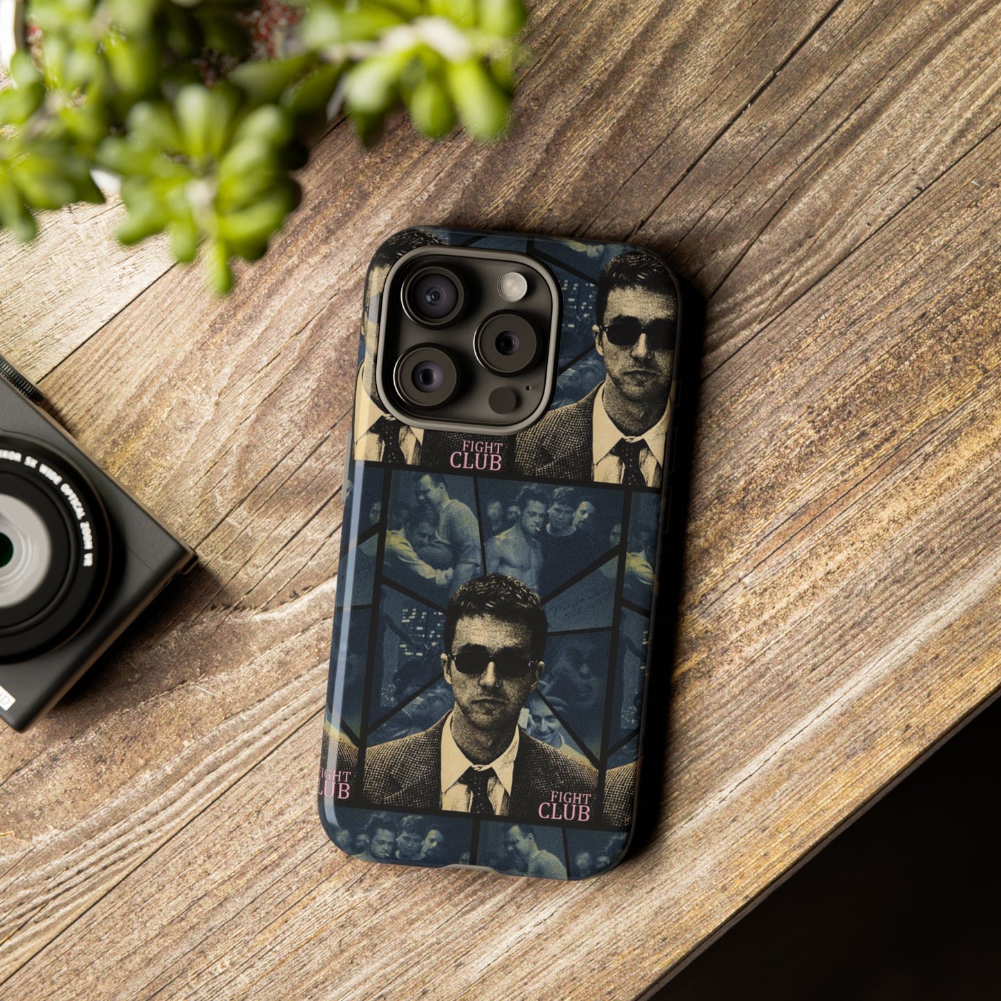 Fight Club Edward Norton Tough Phone Case - Edgy Design for Movie Fans