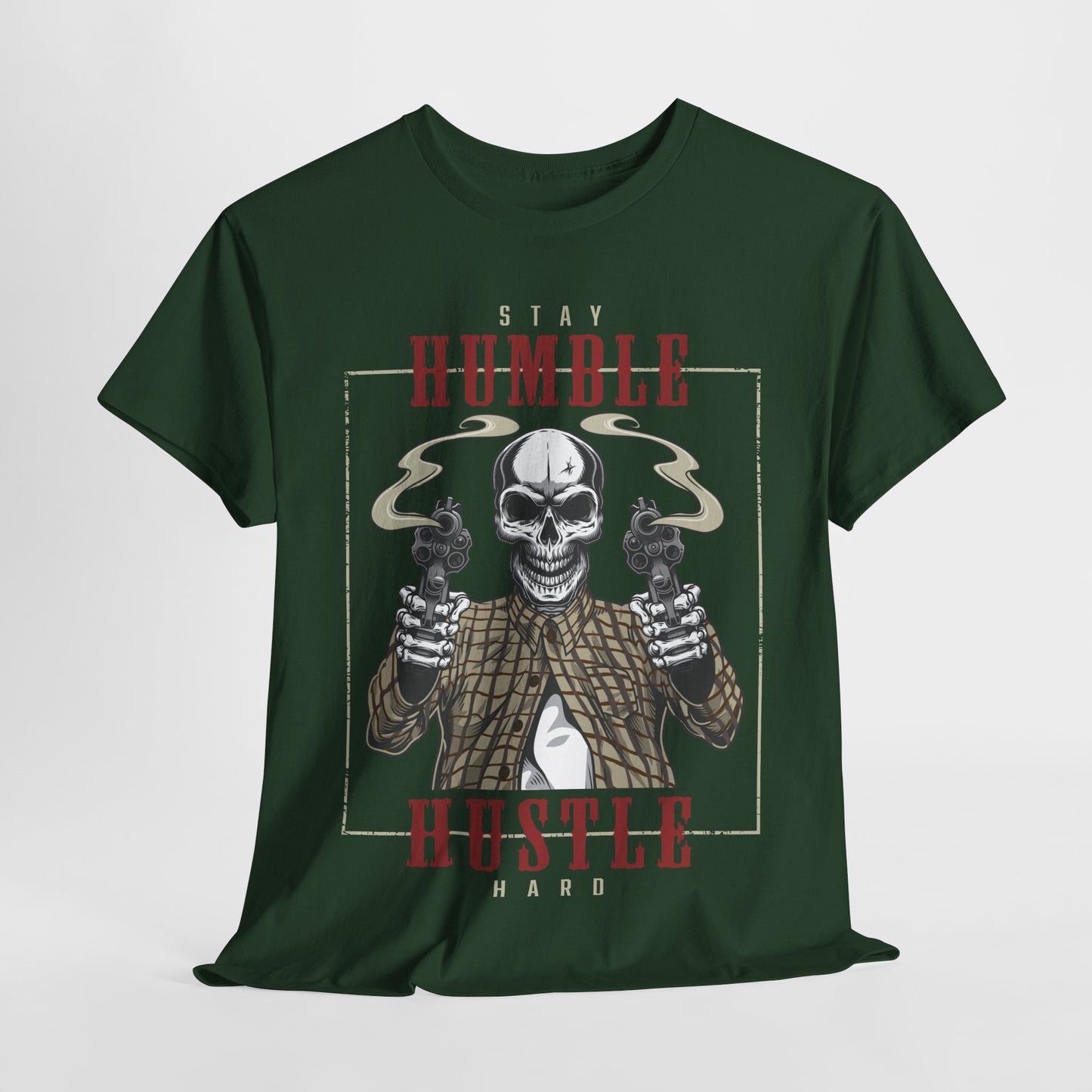 Stay Humble Hustle Hard Unisex Heavy Cotton Tee - Roe Creation
