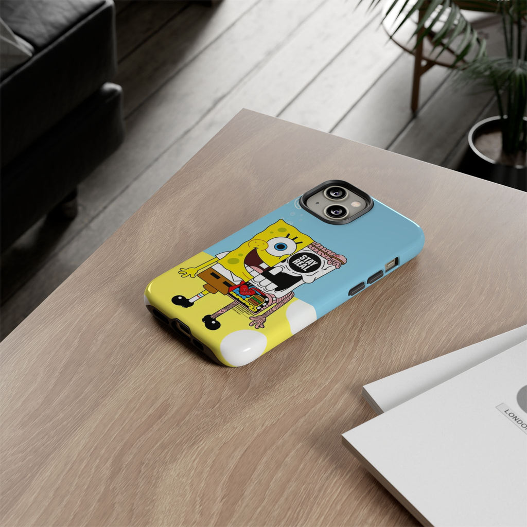 Stay Real Spongebob Tough iPhone Case for Lovers - Roe Creation