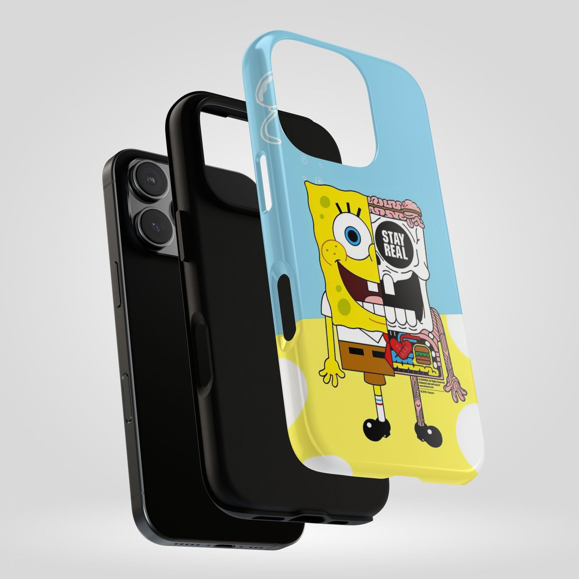 Stay Real Spongebob Tough iPhone Case for Lovers - Roe Creation