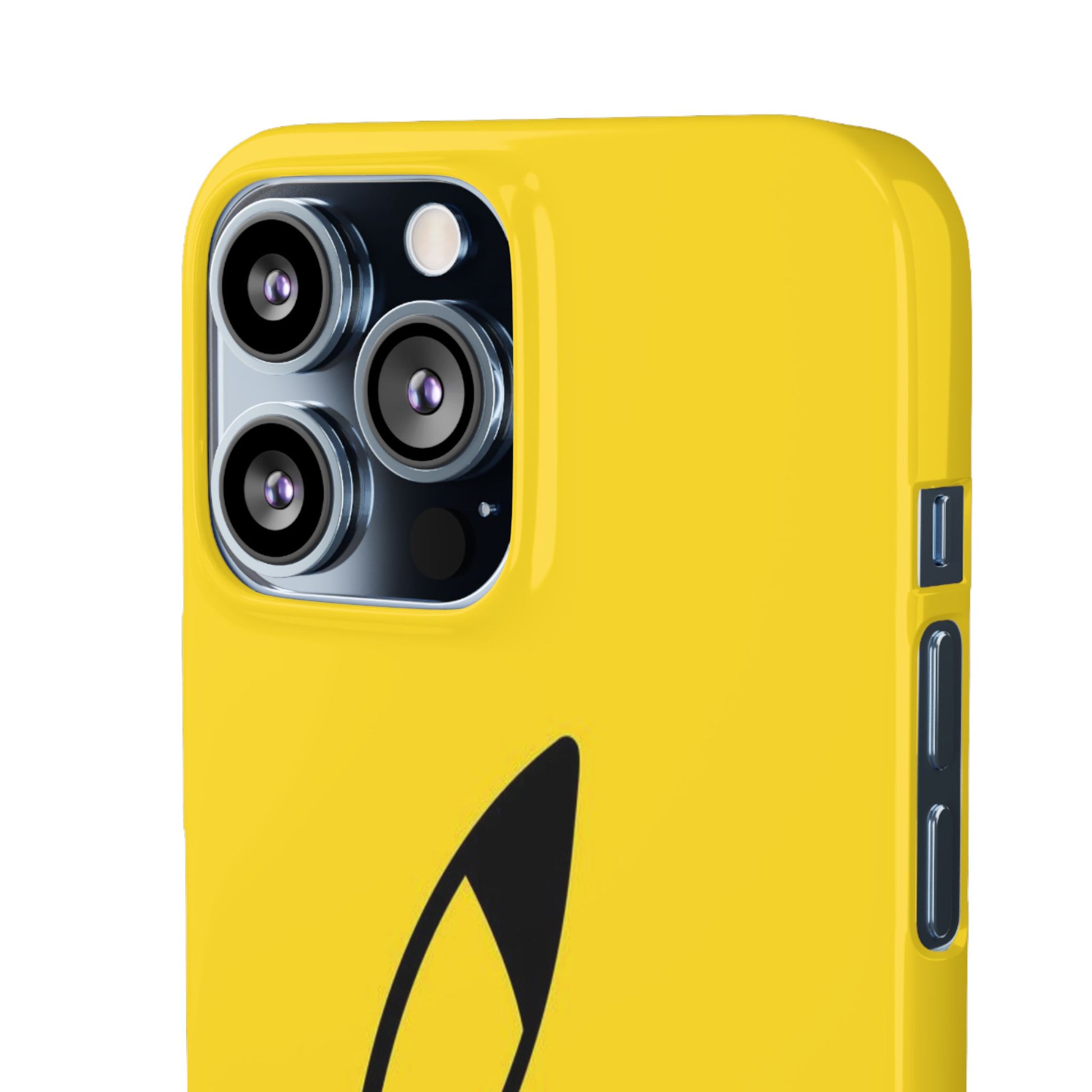 Pikachu Phone Case, Pokemon Phone Case, Snap Cases, Cartoon, Yellow, iPhone, Samsung - Roe Creation