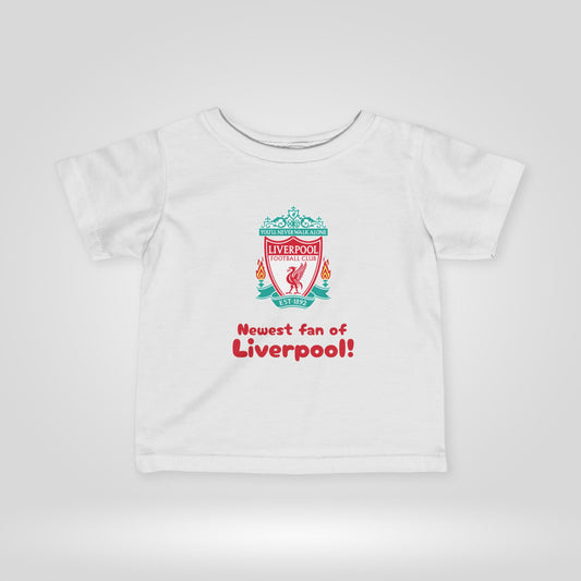 Liverpool FC Infant Tee - Newest fan of Liverpool!.