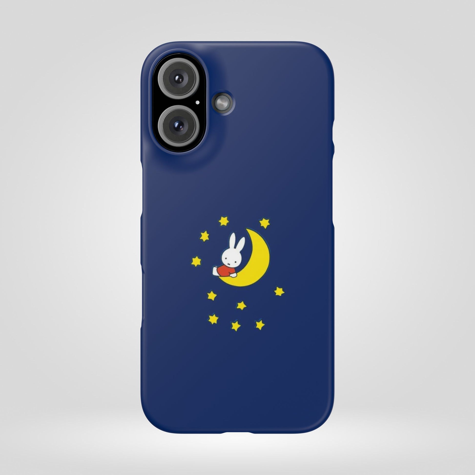 Miffy Phone Case, Moon Snap Case for Phone - Nighttime Design, iPhone, Samsung - Roe Creation