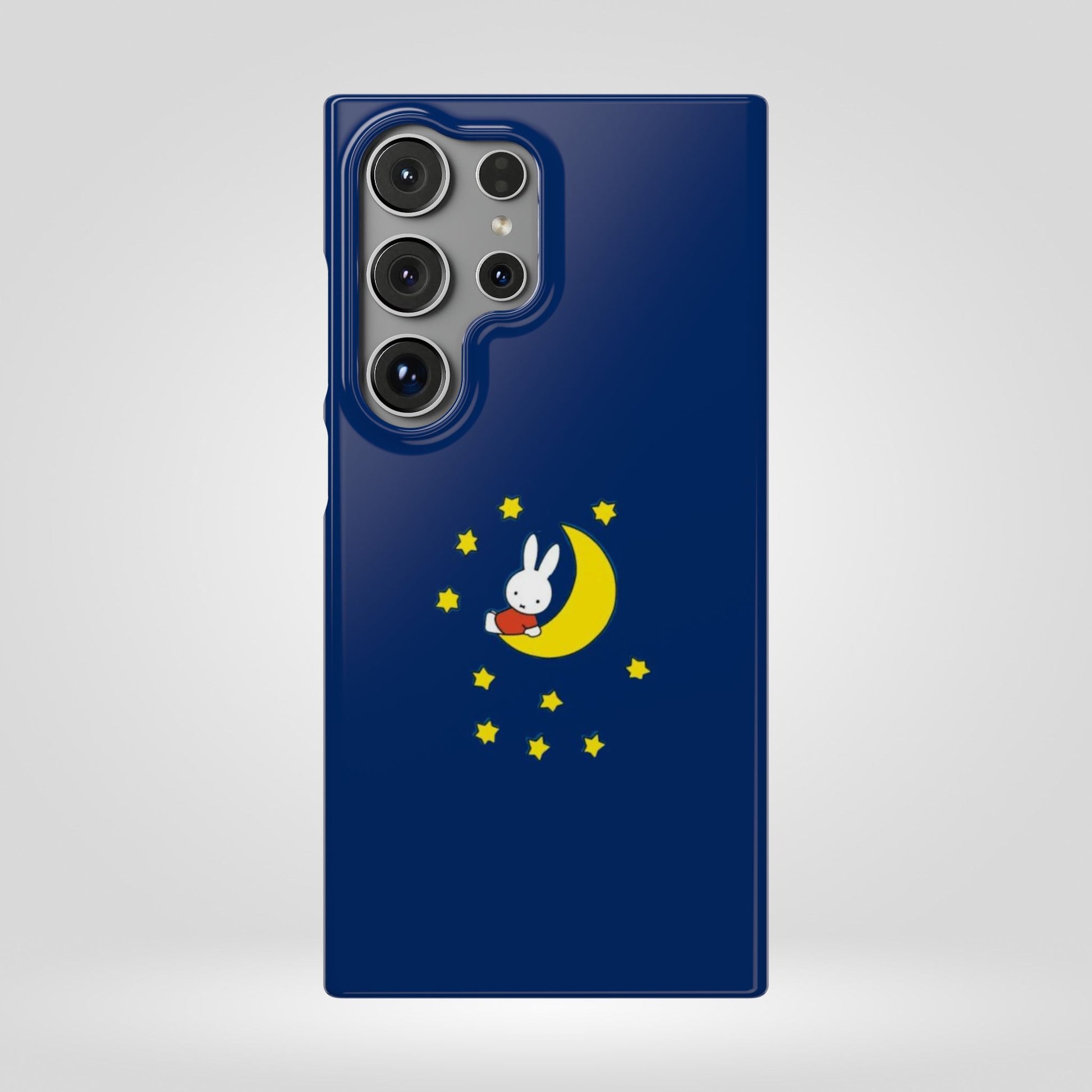 Miffy Phone Case, Moon Snap Case for Phone - Nighttime Design, iPhone, Samsung - Roe Creation