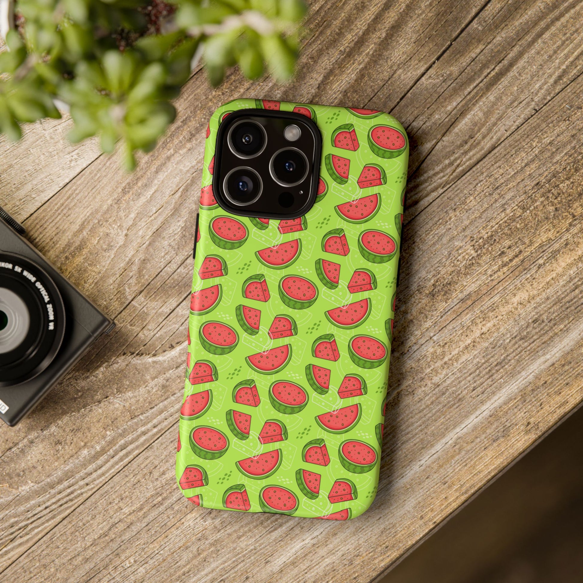 Watermelon Tough iPhone Case – Vibrant Fruit Phone Cover for Summer Vibes - Roe Creation
